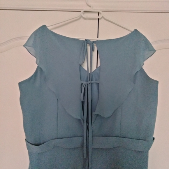 Mori Lee Madeline Gardner, bridesmaid dress, powder blue, size 22/24 - Picture 6 of 7